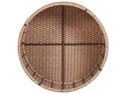 Lounge Set mit Tisch 9-Sitzer SEVERO Polyrattan Beige_904451