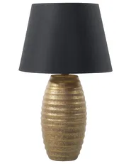Tischlampe EBRO Porzellan Gold_119854