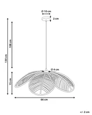 Hängeleuchte NIGUA Rattan Naturfarben_995775