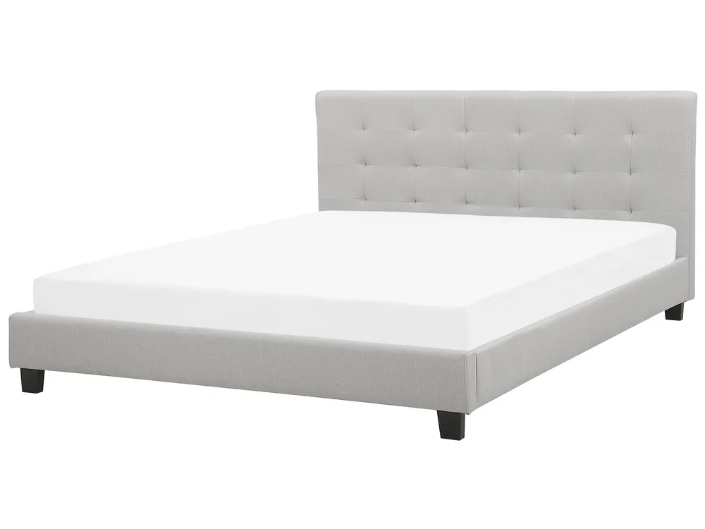 Wasserbett Stoff LA ROCHELLE 180 x 200 cm Hellgrau