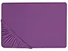 Spannbettlaken JANBU 160 x 200 cm Baumwolle Purpur