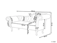 Rechtsseitige Chaiselongue LATTES II mit Kissen Samtstoff Grau_954738