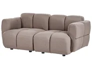 Modulsofa 2-Sitzer MAKSABERG Stoff Taupe_1136374