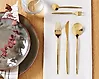 Besteckset 30-teilig RIGATONI Gold
