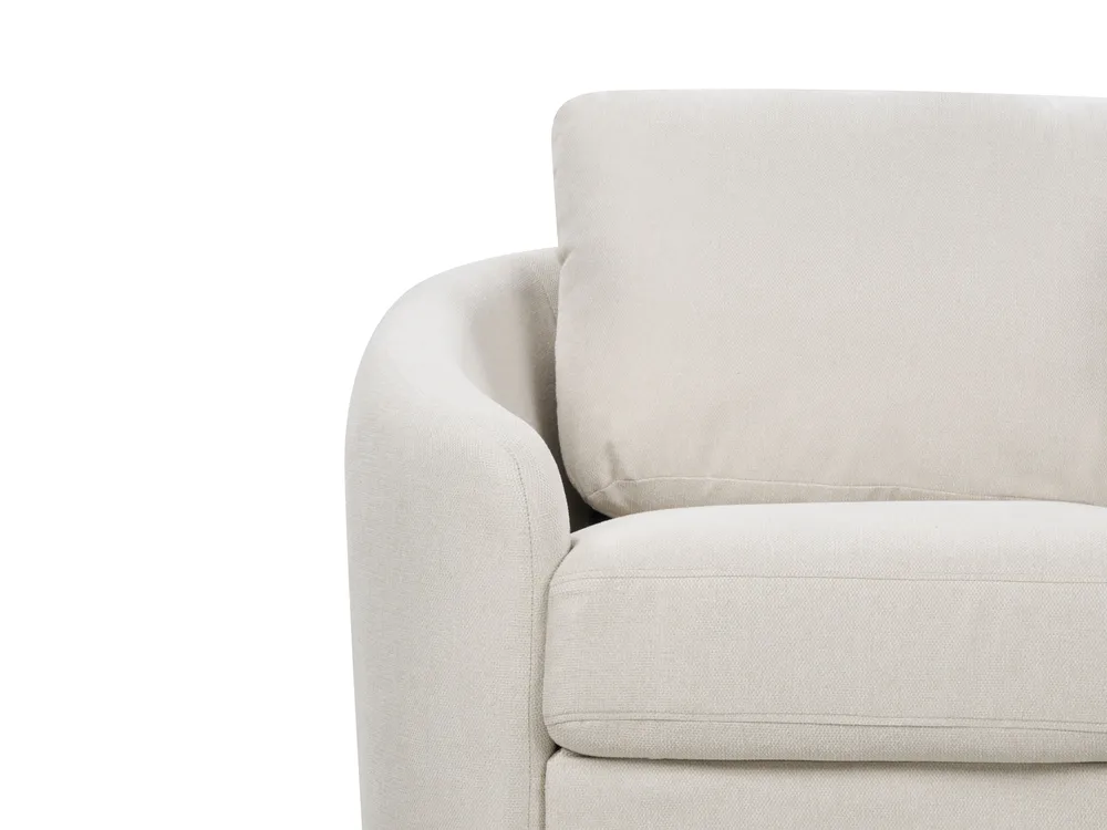 Sofa 2-Sitzer TROSA Stoff Hellbeige_910920