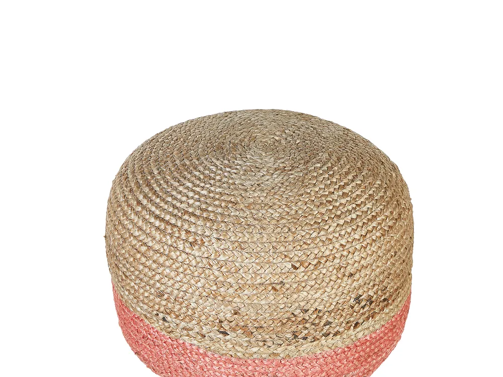 Pouf DUKI Jute Rosa_841518