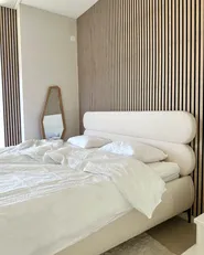 Bed Boucle LESSAY 180 x 200 cm (EU Super King) Off-White_1034184