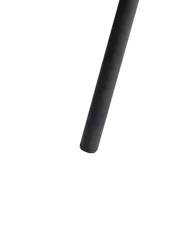 Esszimmerstuhl 2er Set MINA Stoff Schwarz_957058