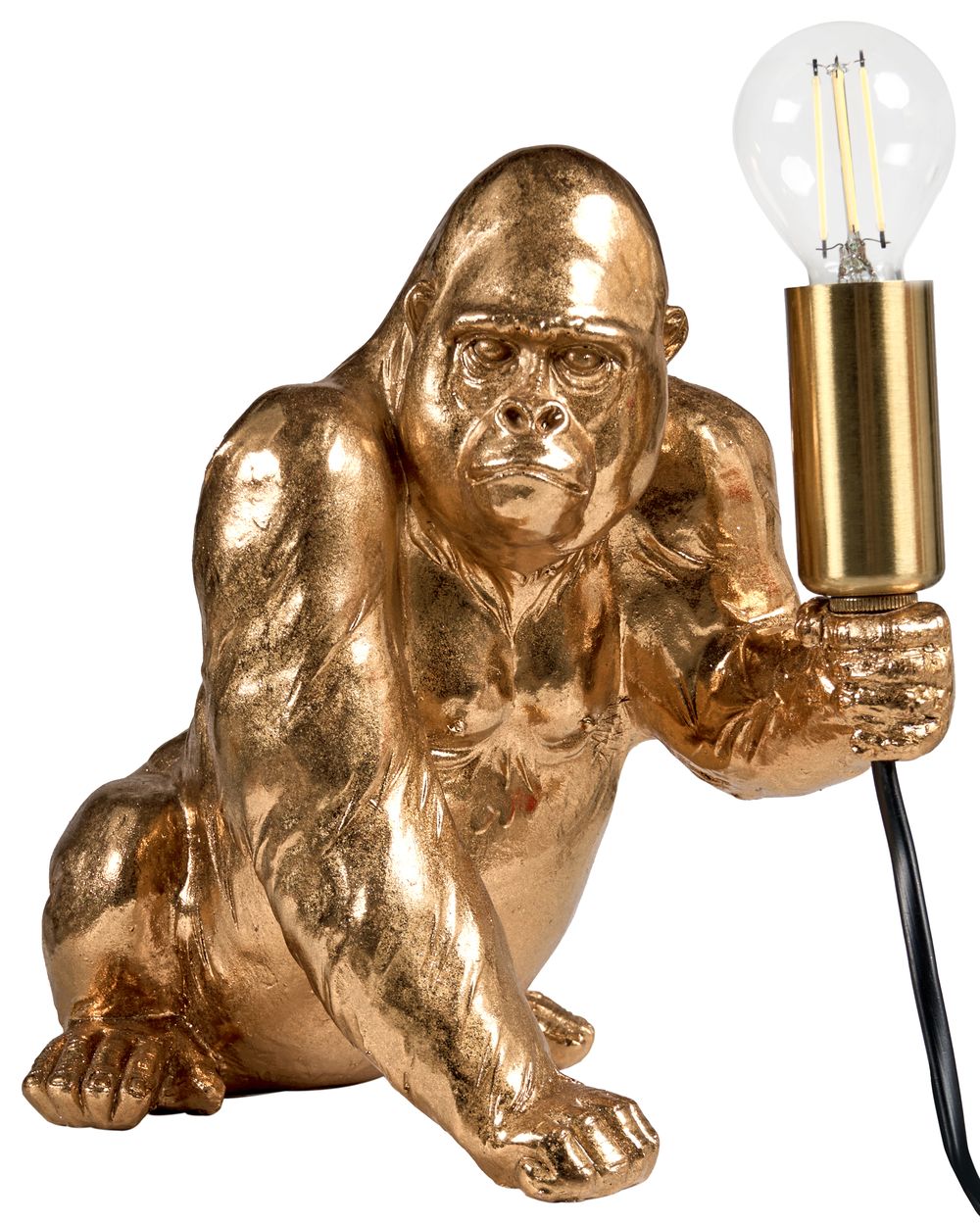 Tischlampe Gorilla HARAMBE Gold