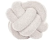Dekokissen 2er Set MALNI 19 x 19 cm Bouclé Cremeweiß Ohne Muster_854883