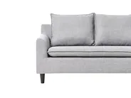 Corner Sofa 3 Seater ELVENES Fabric Light Grey Left Hand_712590