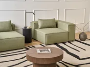 Corner Seat BRANDE Fabric Olive Green Symmetrical_1023594