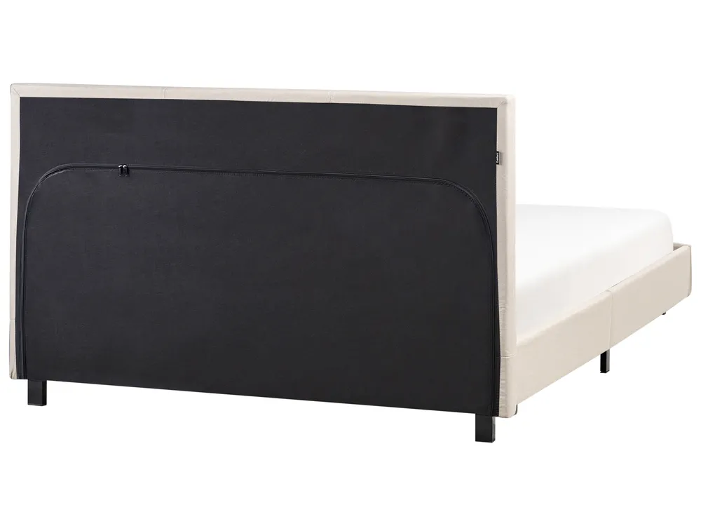Waterbed Fabric ALBI 140 x 200 cm (EU Double) Beige_965989