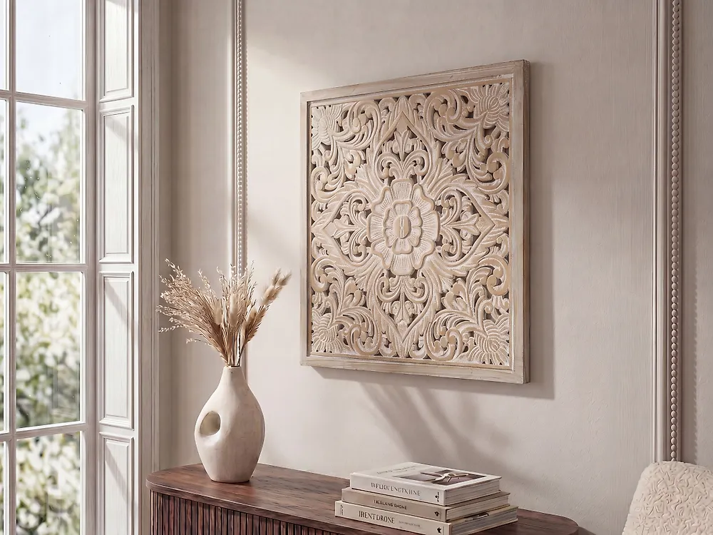Wall Decor YONORA 60 cm White_1173955
