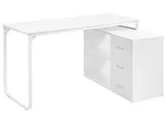 Eckschreibtisch SOGNE 140 cm 100 cm Weiß_1054786