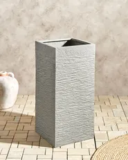 Plant Pot DION 33 cm Light Grey_896516