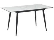 Esstisch EFTALIA Weißer Marmor 120/150 cm 80 cm_820736