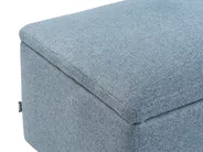 Pouf mit Stauraum FERNDALE Stoff Blau_1056241