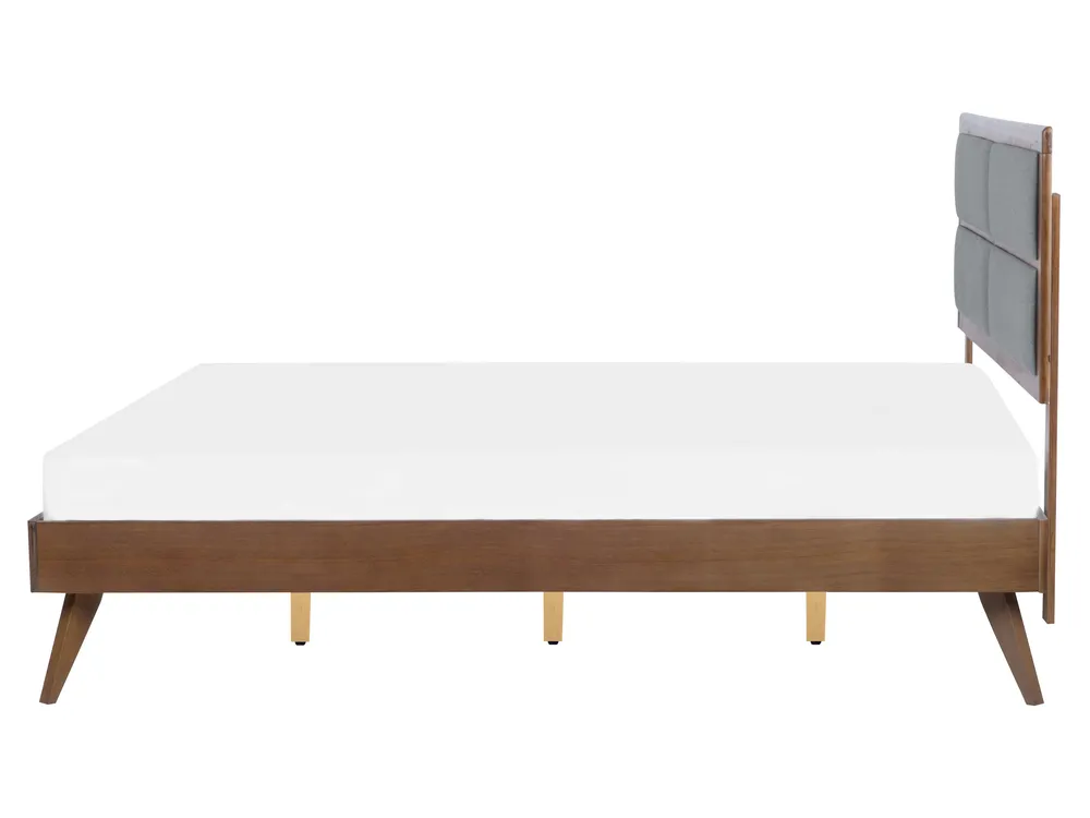 Bett mit Lattenrost POISSY 160 x 200 cm Dunkle Esche_739351