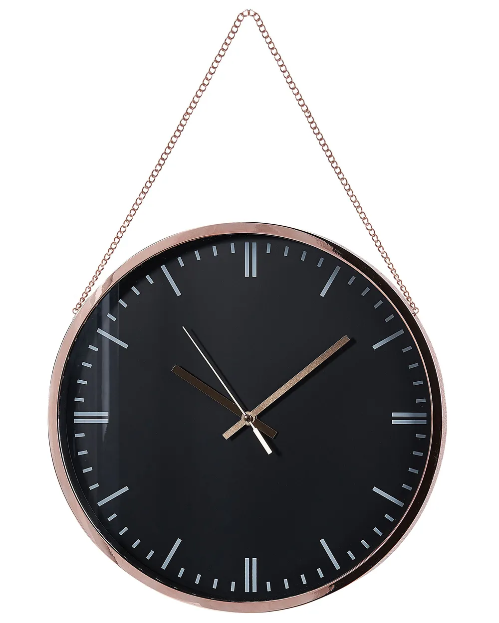 Wanduhr BEZAS 30 cm Schwarz