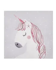 Leinwand 3er Set TIMIA 30 x 30 cm Tiermotiv Grau_819757
