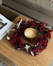 Christmas Wreath PUROL 40 cm Red_895692