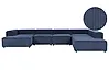 Modul Ecksofa 5-Sitzer ARDAL Cord Dunkelblau linksseitig