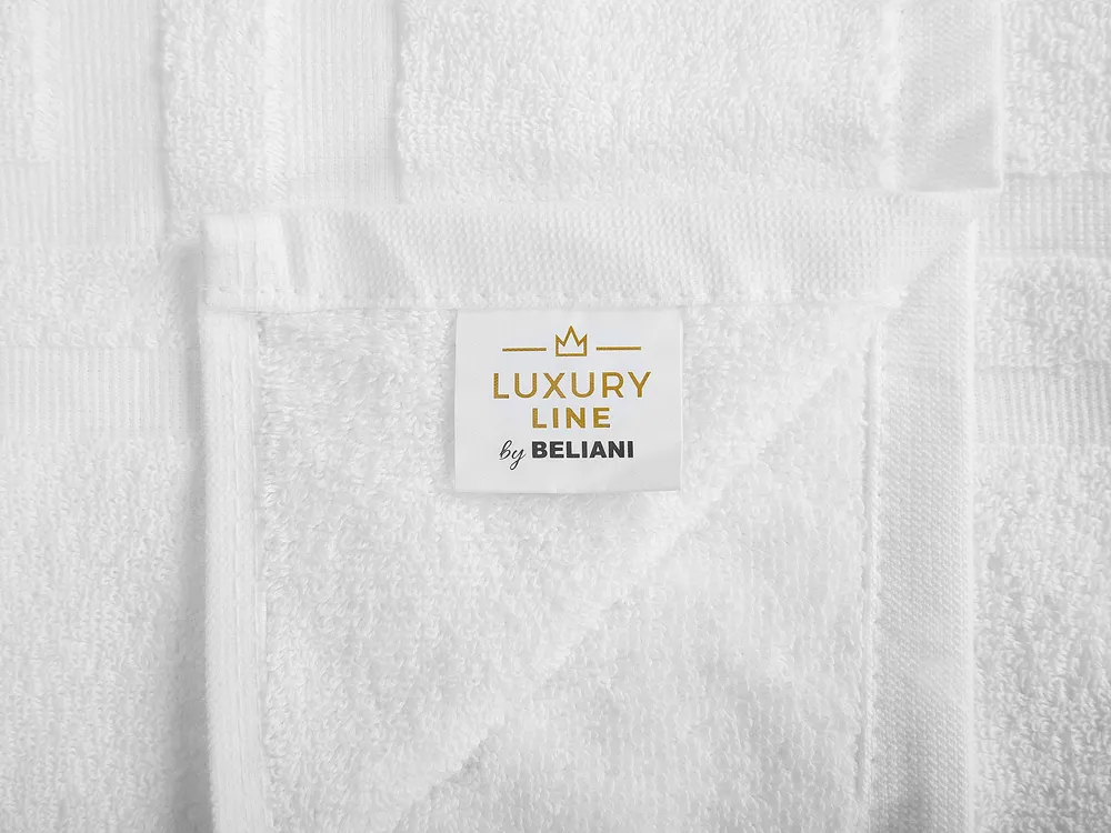 Set of 11 Towels AREORA Cotton White_801729