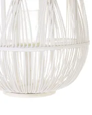 Laterne TONGA 56 cm Bambus Weiß_791665