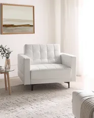Fauteuil ABERDEEN Kunstleer Wit_1038778