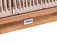 Garden Sofa 2 Seater ARZELLO Acacia Wood Light Brown_1160357