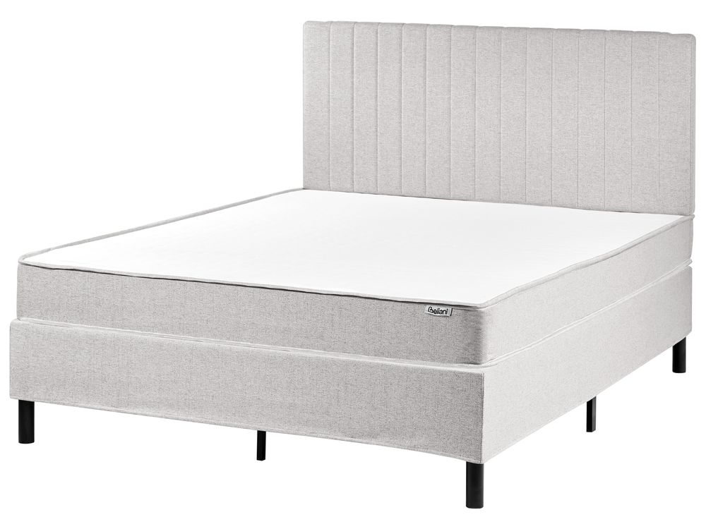 Divan Bed Fabric COUNTESS 140 x 200 cm (EU Double) Light Grey