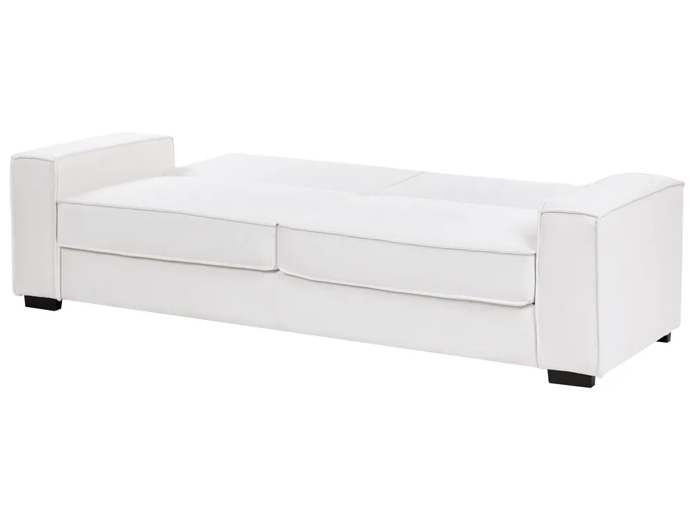 Schlafsofa 3-Sitzer AROLE Stoff Weiß_1056535