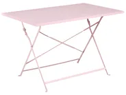Gartenmöbel Set 4-Sitzer FIORI klappbar Metall Pastellrosa_998656