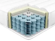 Memoryschaum-Taschenfederkernmatratze MEMORY HYBRID 7 PLUS H3/4 Fest 120 x 200 cm_1014573