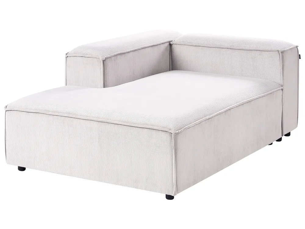 Modul Ecksofa 4-Sitzer ARDAL Cord Cremeweiß rechtsseitig_1008125