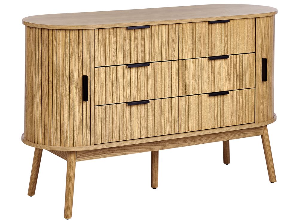 Commode à 6 tiroirs SELAH Marron
