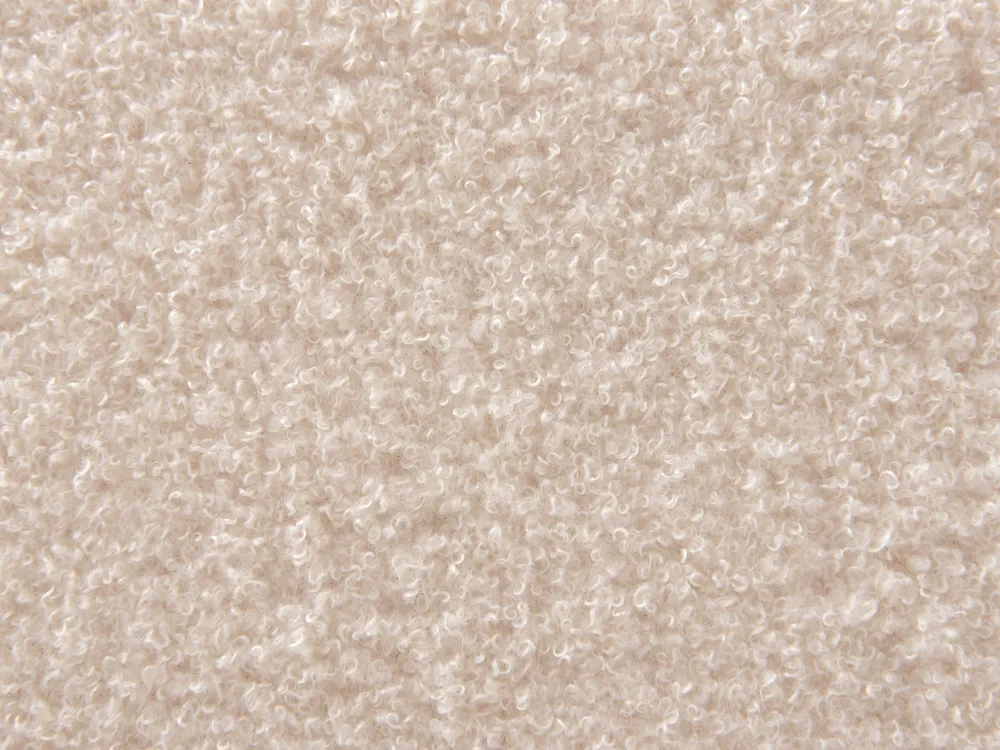 Himmelbett Bouclé DANNEMOIS 180 x 200 cm Beige_961026