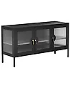 3 Door Sideboard GLEORA Metal Black