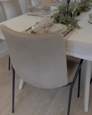 Set of 2 Dining Chairs JEFFERSON Velvet Taupe_951459