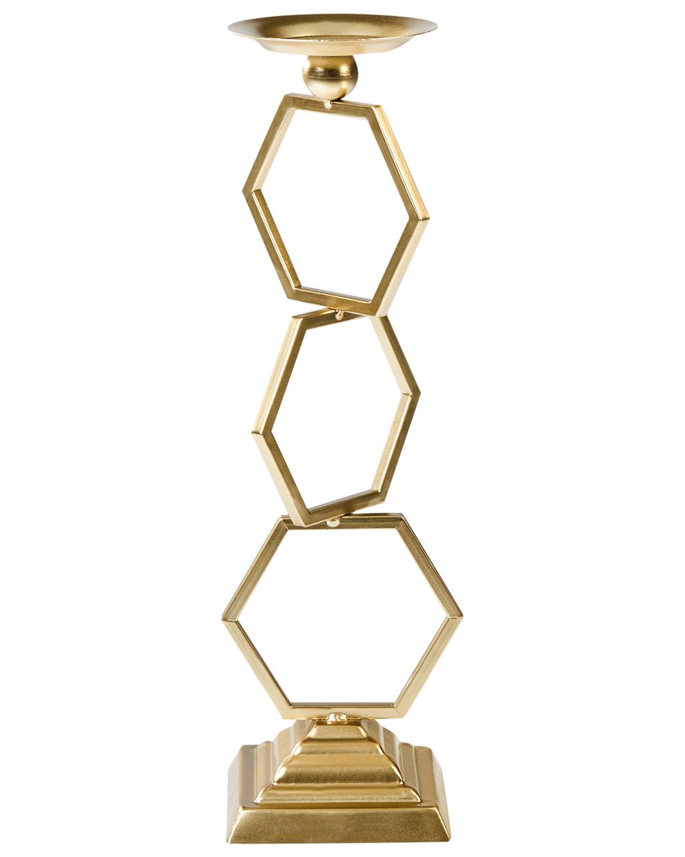 Candle Holder ARDEE 44 cm Metal Gold