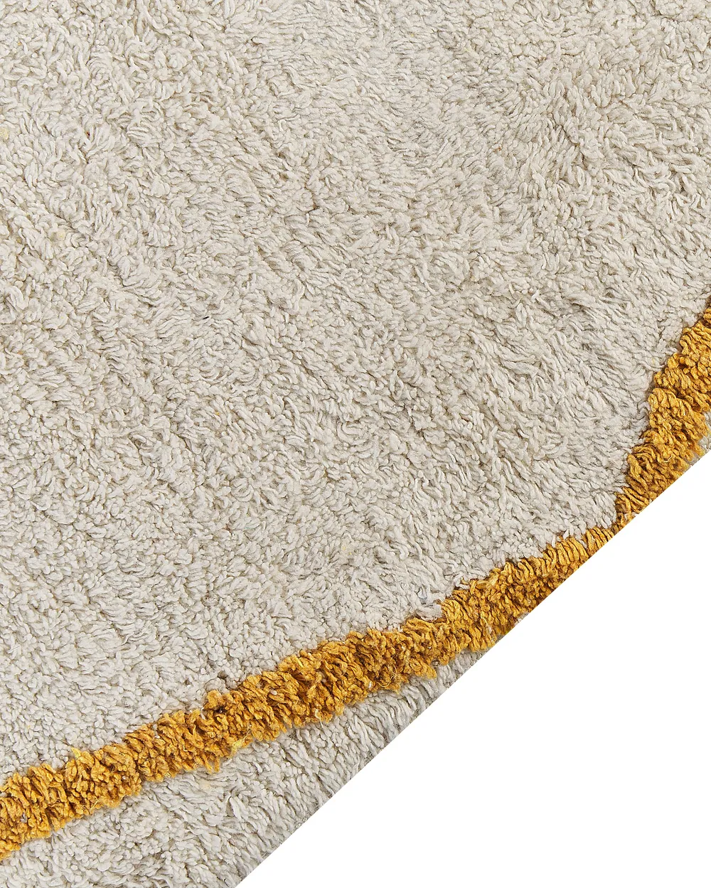 Teppich MARAND Gelb 160 x 230 cm Baumwolle_842996