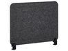 Desk Screen SPLIT 72 x 50 cm Dark Grey
