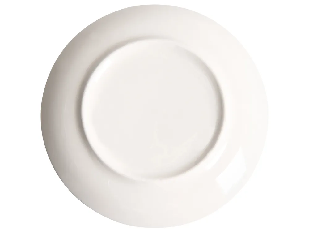 Set of 12 Dinnerware CHAROLI Porcelain White/ Gold_1061714