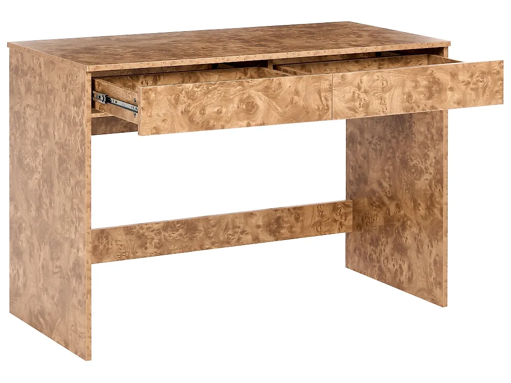 Home Office Desk RONDANE 110 cm 50 cm Burl Effect_1176675