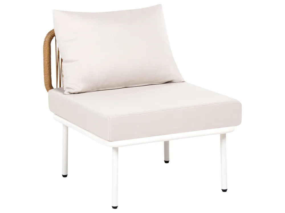 1-Sitzer Garten-Eckmodul BAUCINA Hellbeige