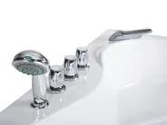 Corner Hot Tub with LED TOCOA 1900 x 1380 mm White_759383