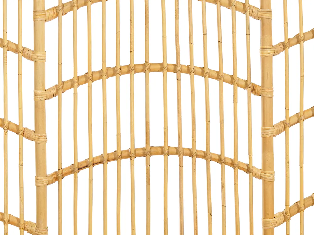 Bett mit Lattenrost Rattan DOMEYROT 140 x 200 cm Hellbraun_868964