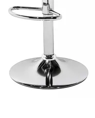 Set of 2 Bar Chairs MALTA Swivel Transparent_711593