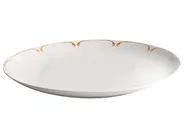 Set of 24 Dinnerware CHAROLI Porcelain White/ Gold_1061872